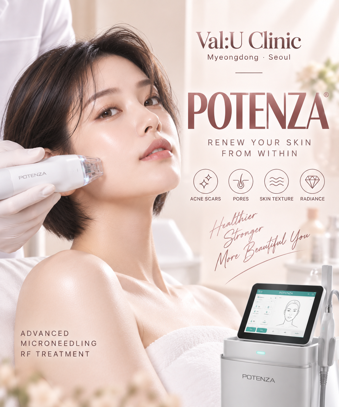 Potenza treatment at Val:U Clinic Myeongdong Potenza treatment at Val:U Clinic Myeongdong