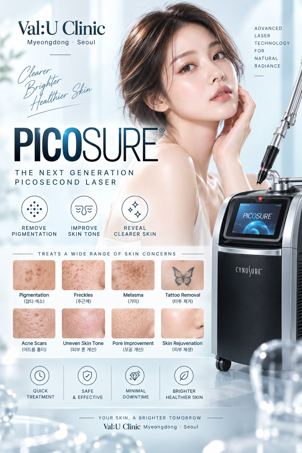 Picosure Toning treatment at Val:U Clinic Myeongdong Picosure Toning treatment at Val:U Clinic Myeongdong