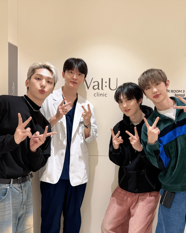 K-pop idol visit at Val:U Clinic Myeongdong 3