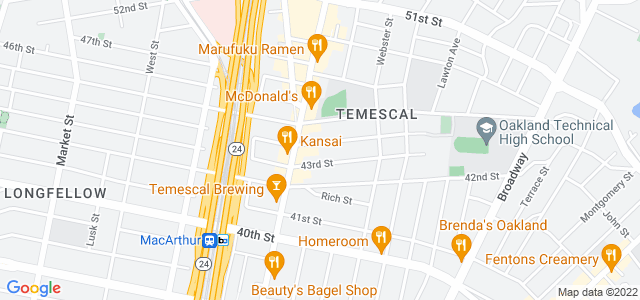 Map of business location