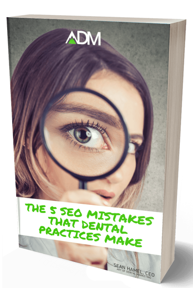 A book titled the 5 seo mistakes that dental practices make
