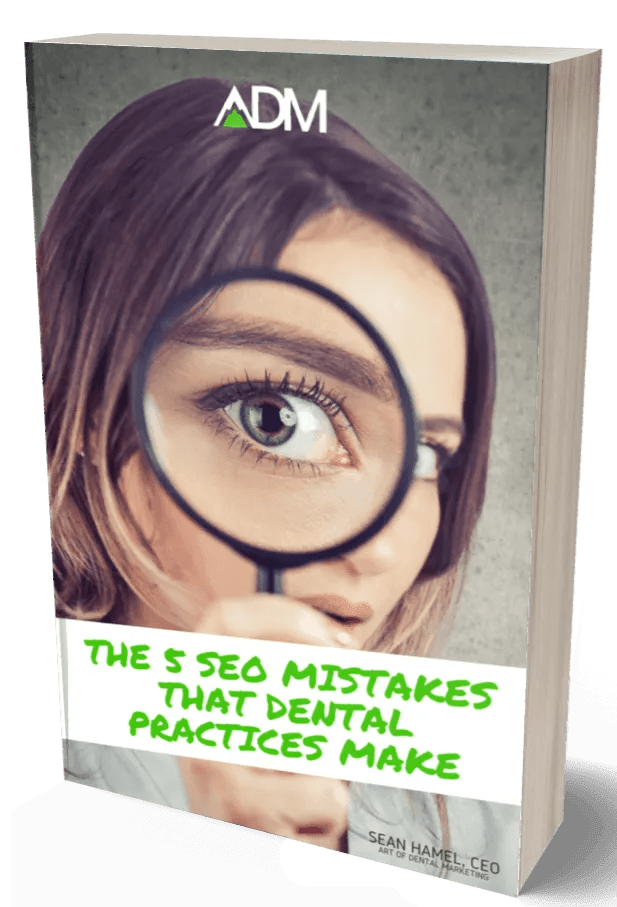 A book titled the 5 seo mistakes that dental practices make