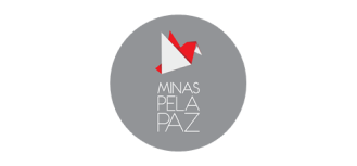 Um logotipo para minas pela paz com um pássaro nele