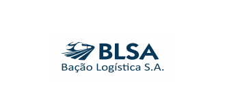 O logotipo da blsa está em um fundo branco.