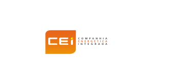 Um logotipo para uma empresa chamada cei em um fundo branco