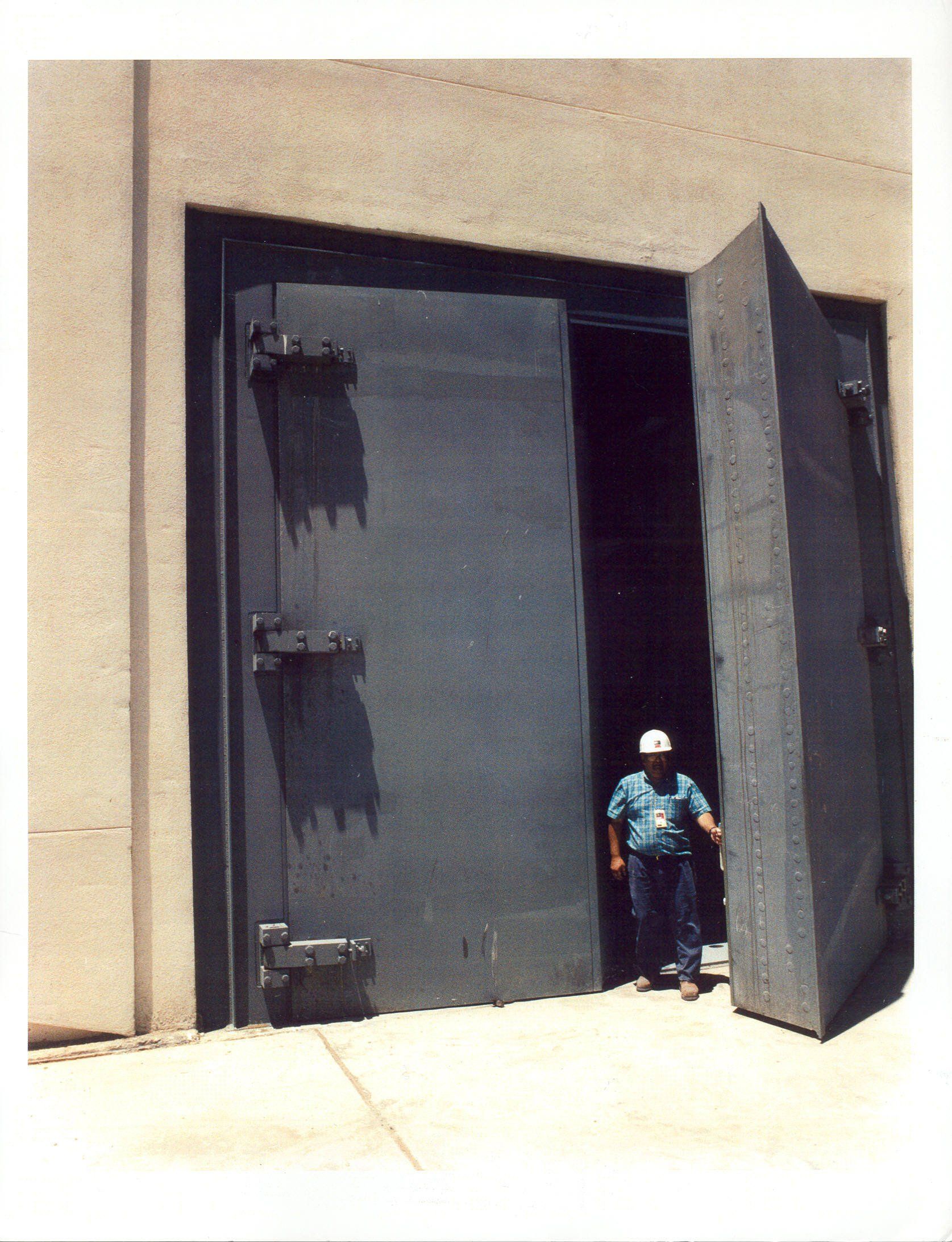 High Level Security Door System with Wedged Door Edges