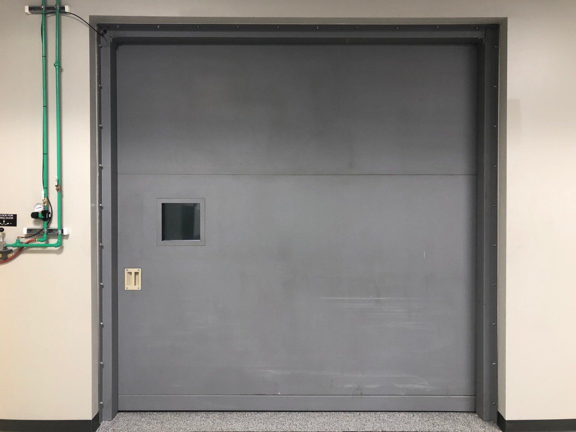 Model DS4-50-FS Sliding Acoustical Door Lab at Automotive Components Manufacturer