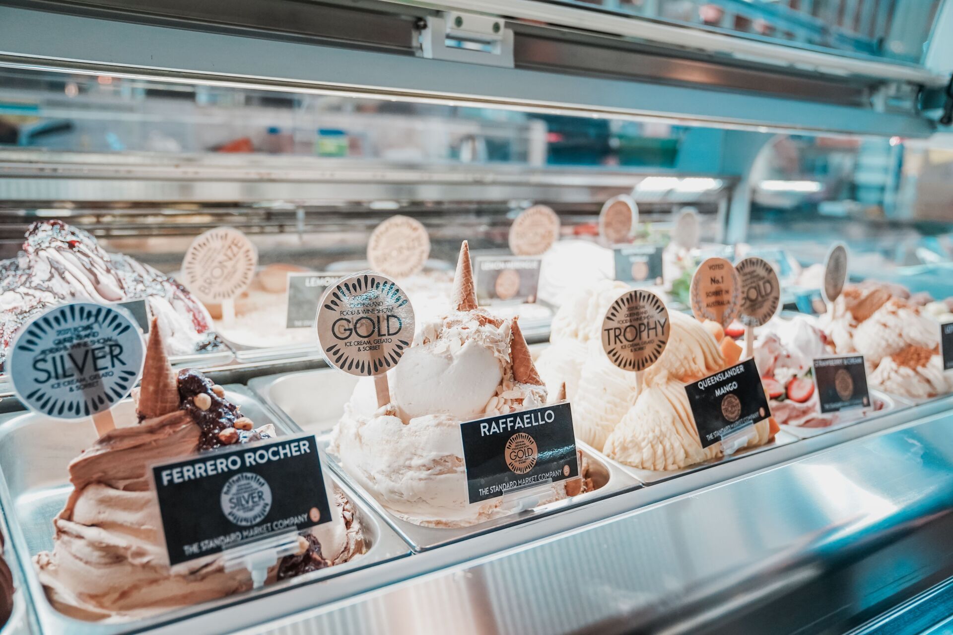 Takeaway Gelato Tubs in Freezer — Quench Juice Bar in Fortitude Valley, QLD