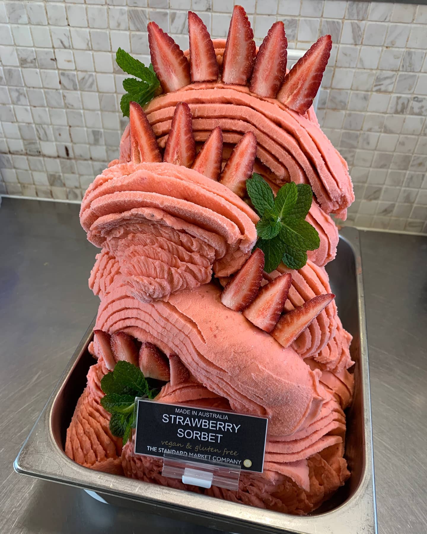 Strawberry Gelato— Quench Juice Bar in Fortitude Valley, QLD