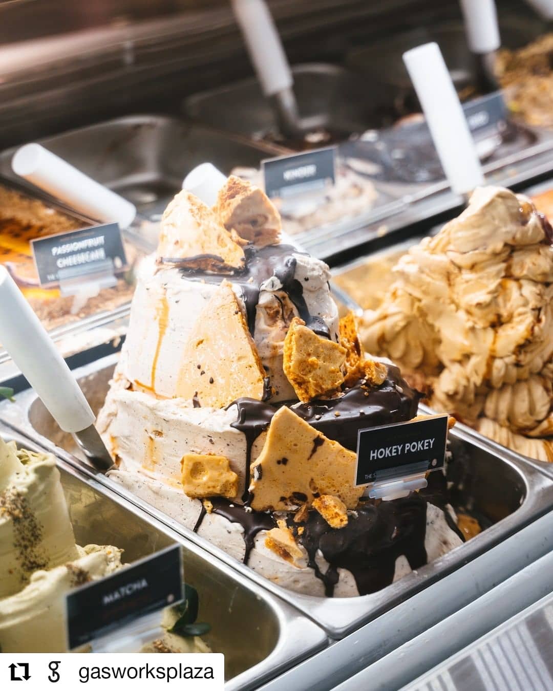 Hokey Pokey Flavoured Gelato — Quench Juice Bar in Fortitude Valley, QLD