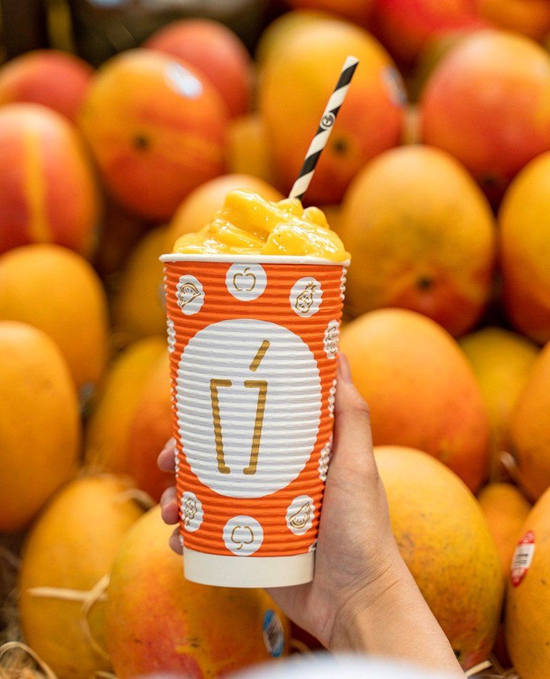 Smoothie with Oranges Background — Quench Juice Bar in Fortitude Valley, QLD