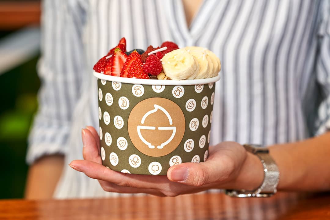 Woman Holding an Acai Bowl — Quench Juice Bar in Fortitude Valley, QLD