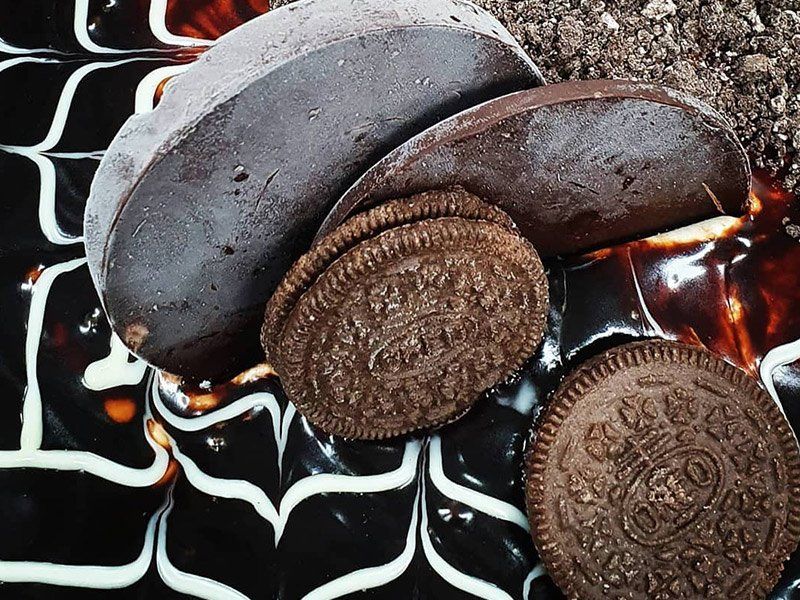 Chocolate Gelato with Cookies on Top — Quench Juice Bar in Fortitude Valley, QLD