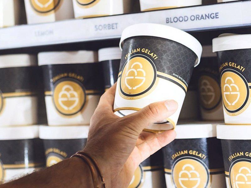 Takeaway Gelato in Freezer — Quench Juice Bar in Fortitude Valley, QLD