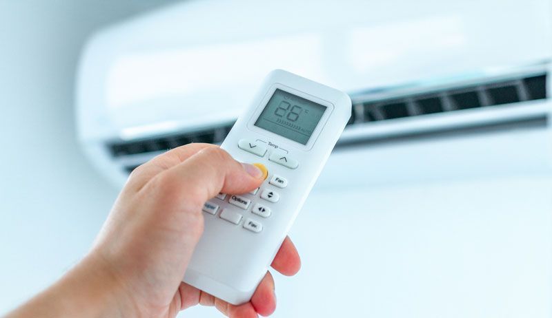 Air Conditioner Remote Control — Castle Hill, NSW — Brennan Air Conditioning Pty Ltd Air Conditioner Remote Control — Castle Hill, NSW — Brennan Air Conditioning Pty Ltd
