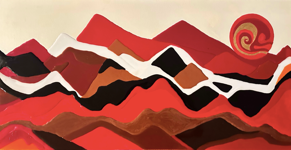 vibrant mixed media artist wisconsin