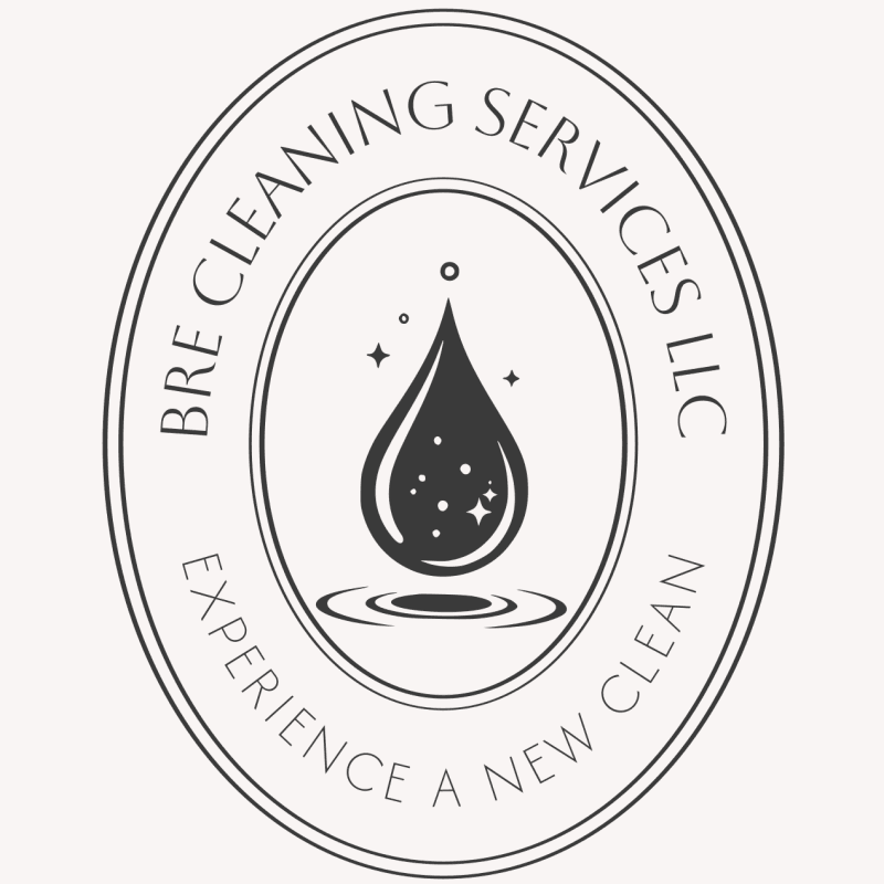 The logo for BRE Cleaning Services in Anderson, SC