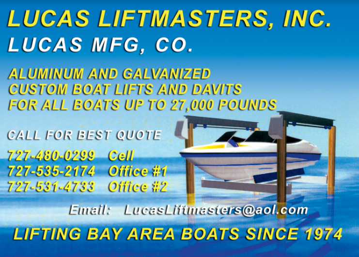 Boat Lift Repairs Clearwater FL LUCAS LIFT MASTERS
