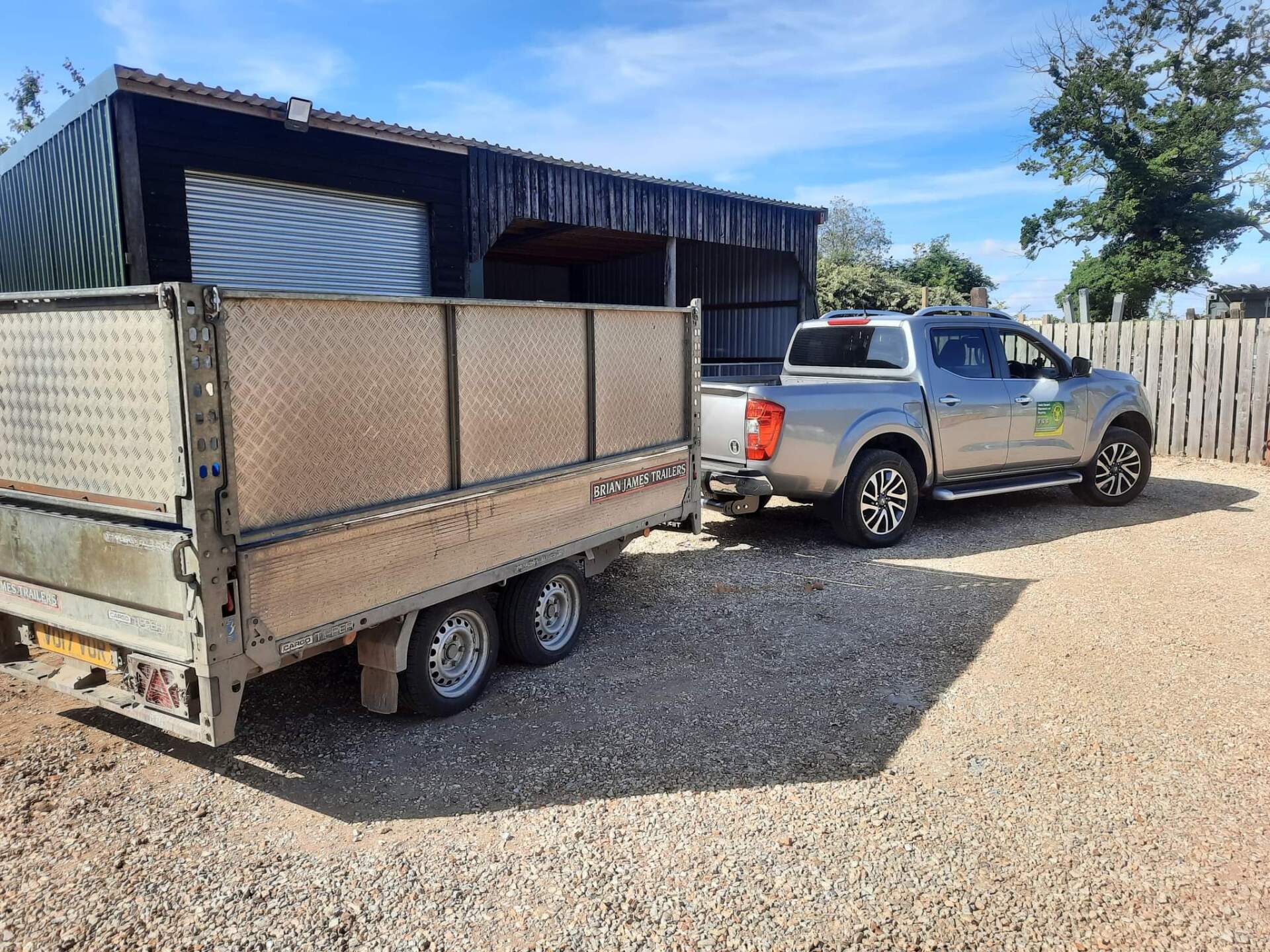 Trailer and new Truck