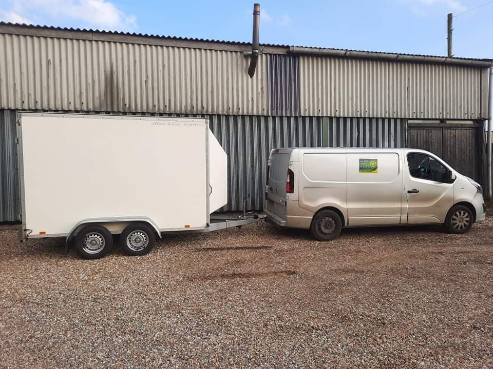 van and box trailer