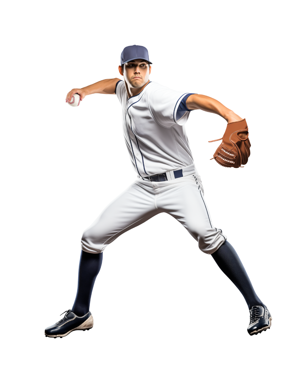 man handling a baseball