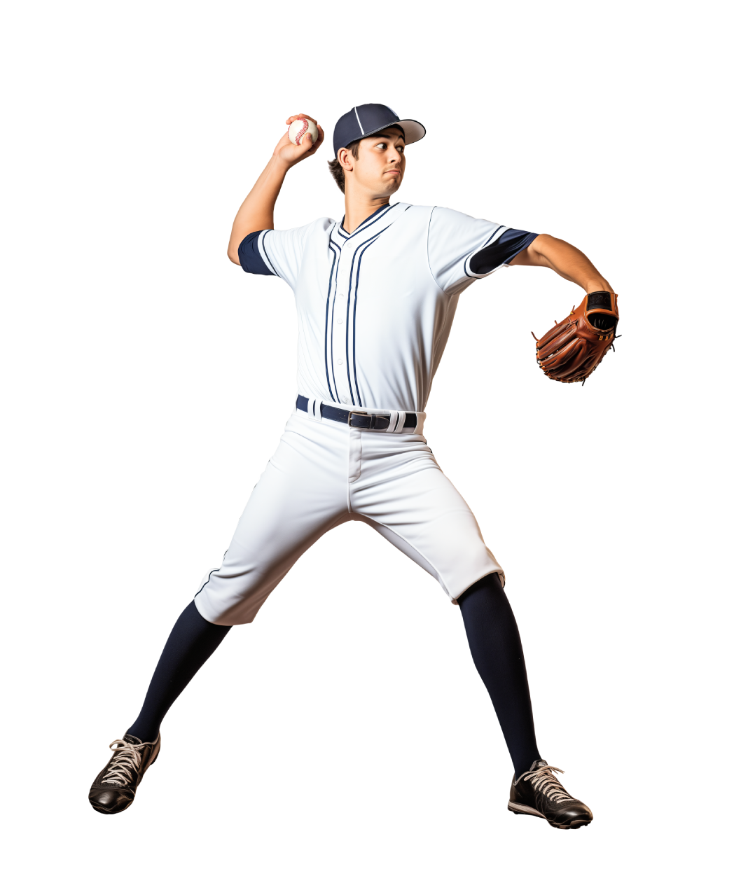 man handling a baseball