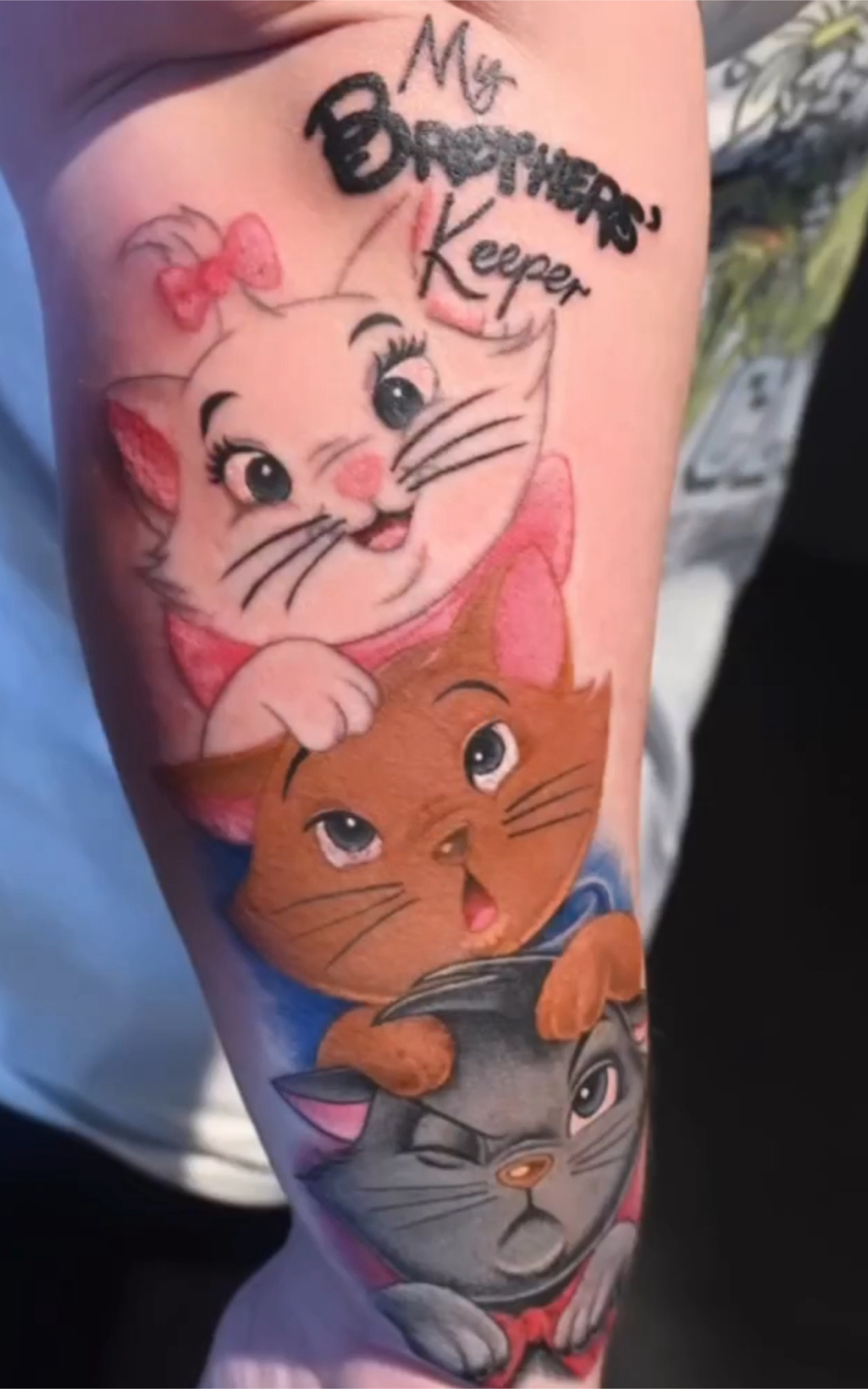 Charlotte NC tattoo artist, Disney tattoos Charlotte NC, tattoos on melanated skin, black and grey realism tattoo,