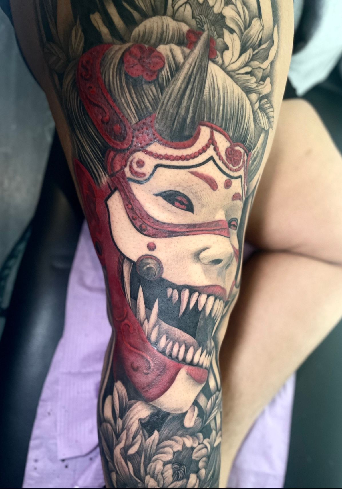 Charlotte NC tattoo artist, custom tattoos Charlotte NC, tattoos on melanated skin, black and grey realism tattoo,