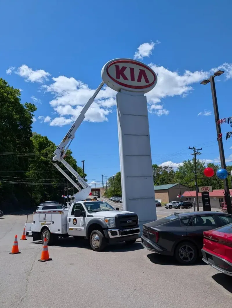Electrical Sign Repairing Service for KIA Motors