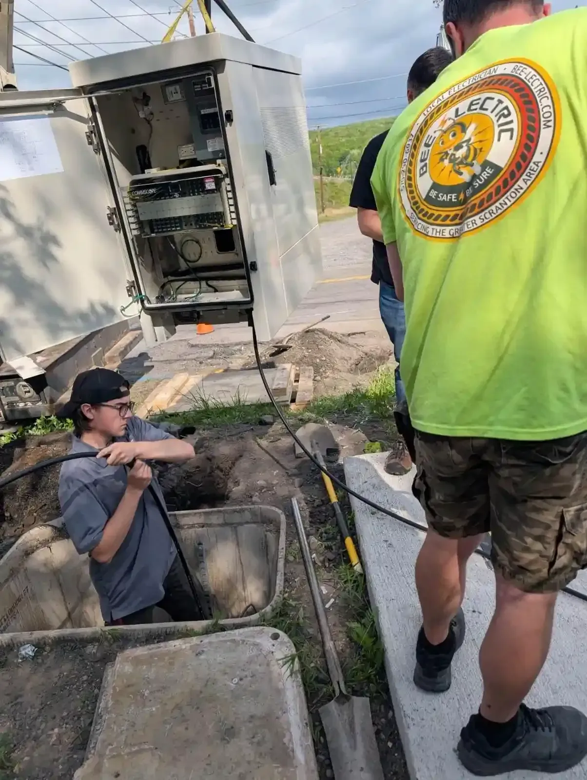 Underground Electrical Service Installation