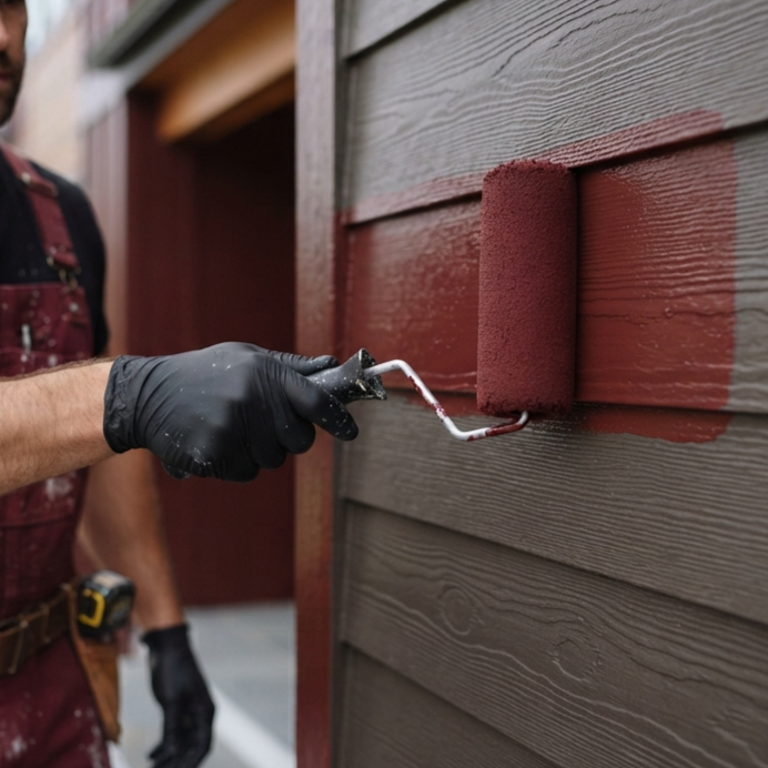 Hanford Painters painting a residential home exterior
