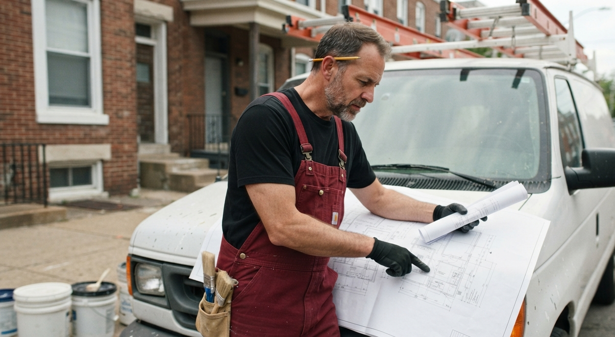 Hanford Painters delivering quality workmanship on a painting project