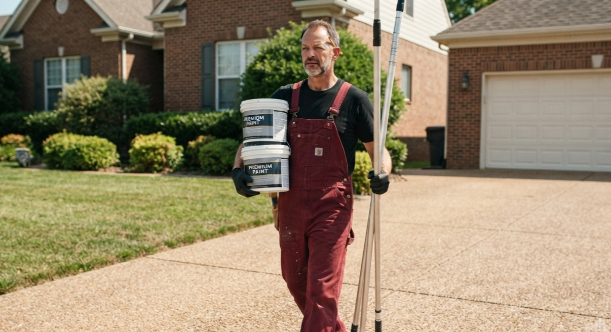 Professional painting tools used by Hanford Painters