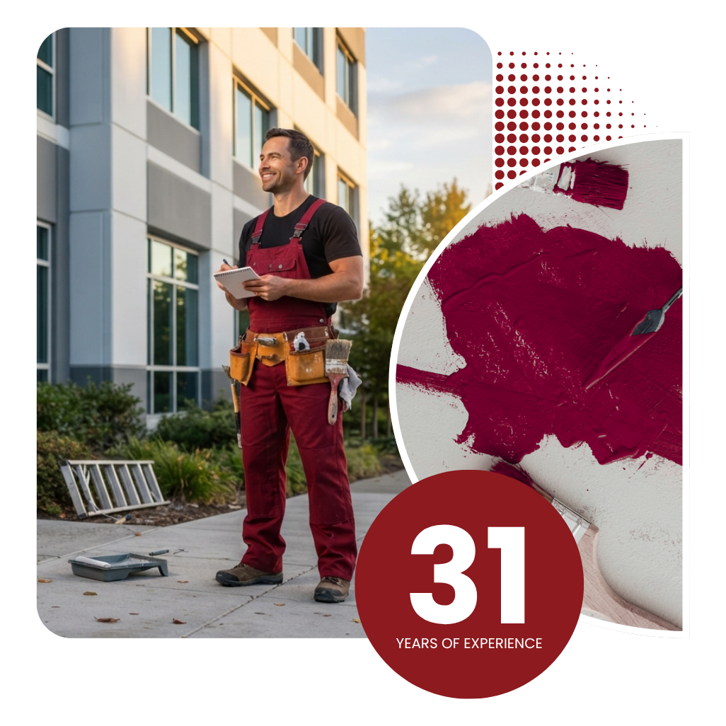 Professional commercial painting by Hanford Painters