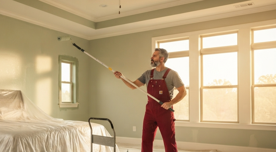 Interior painting services provided by Hanford Painters