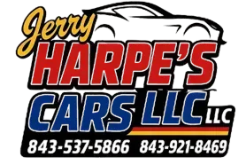 The logo for jerry harpe 's cars llc