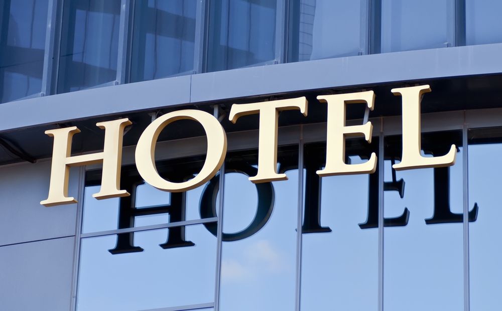 The Word Hotel is on the Side of a Building — Sign Media Solutions in Lismore, NSW