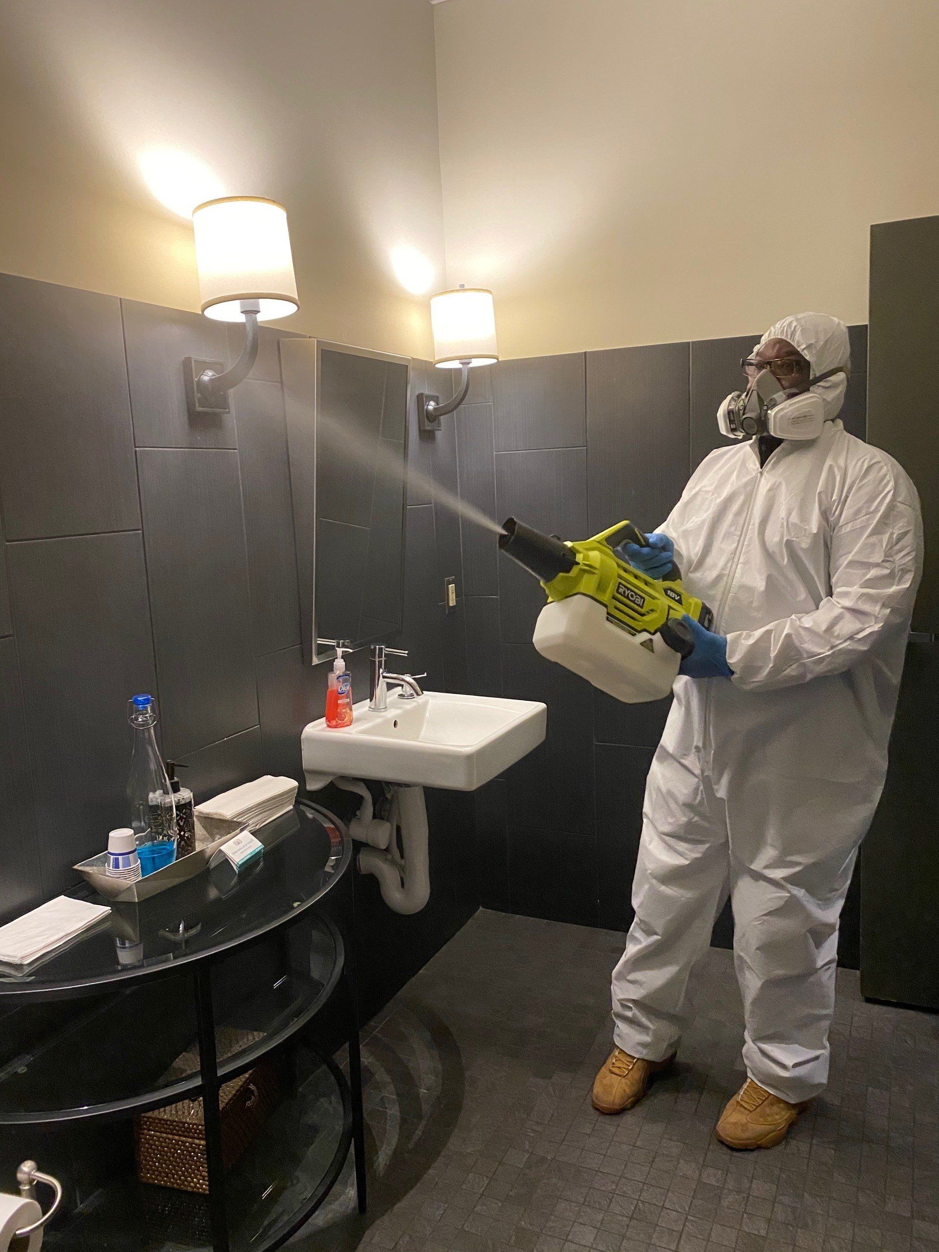 Bathroom Disinfection