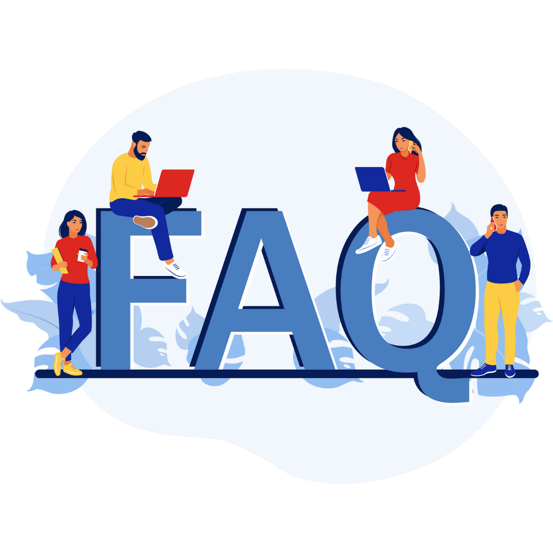 An isometric illustration of a group of people working on a website.
