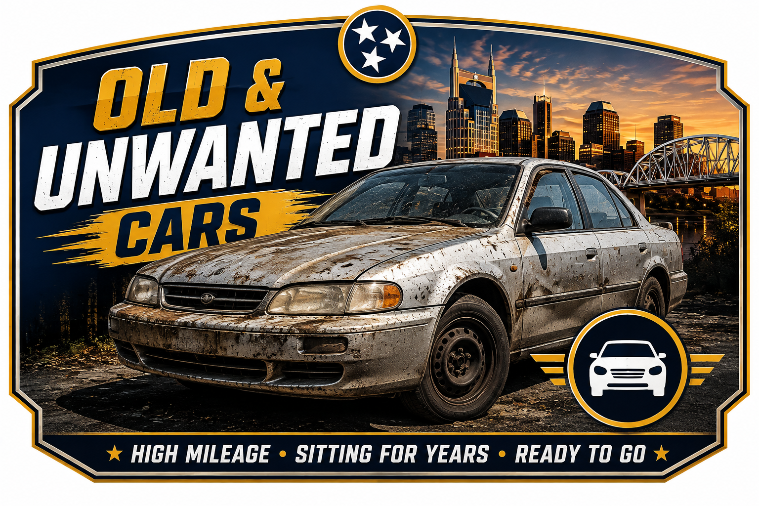 Sell an old unwanted junk car for cash in Nashville