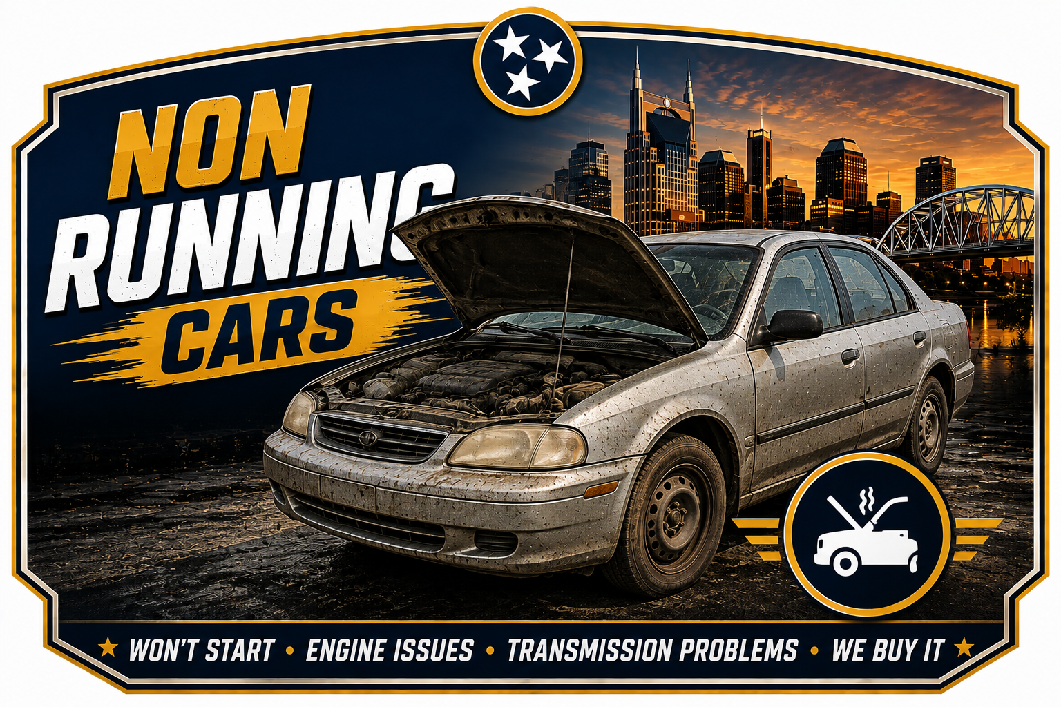 Who buys non running cars in Nashville — sell a car that will not start