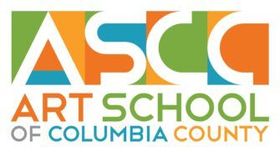 ASCC Art School logo with colorful stacked letters on a white background.