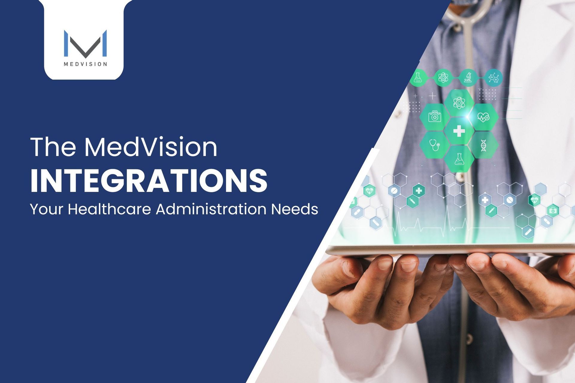 A representation of advanced healthcare administrative software with integrations for smooth workflows.