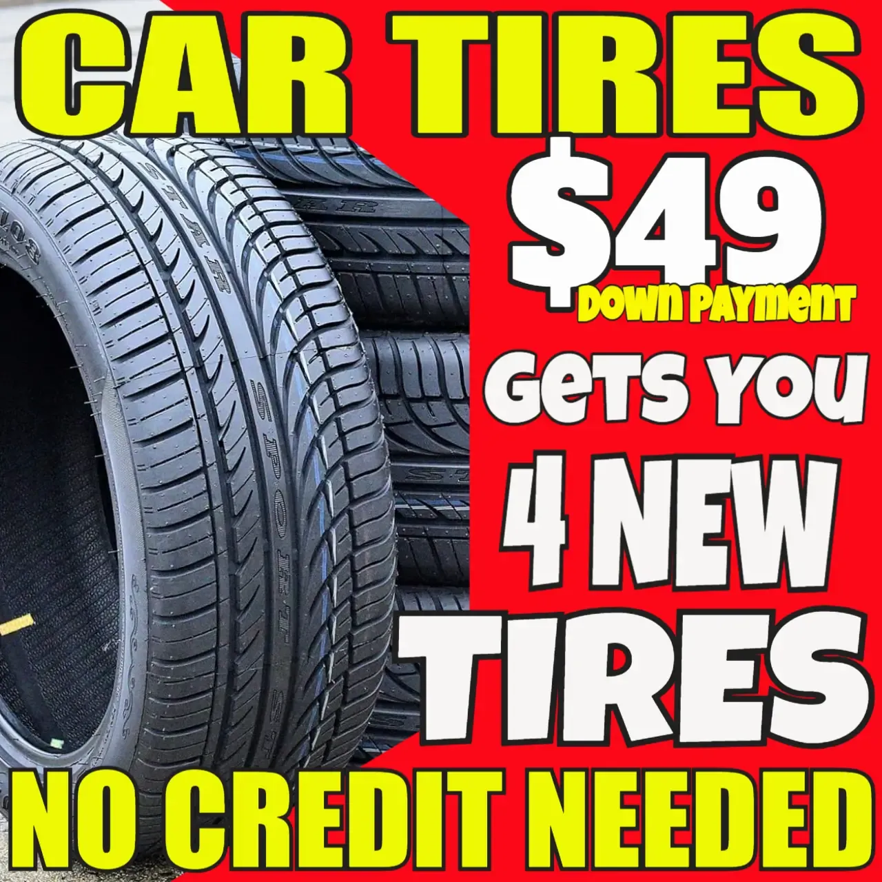 Car Tire Deals No Credit Tire Financing
