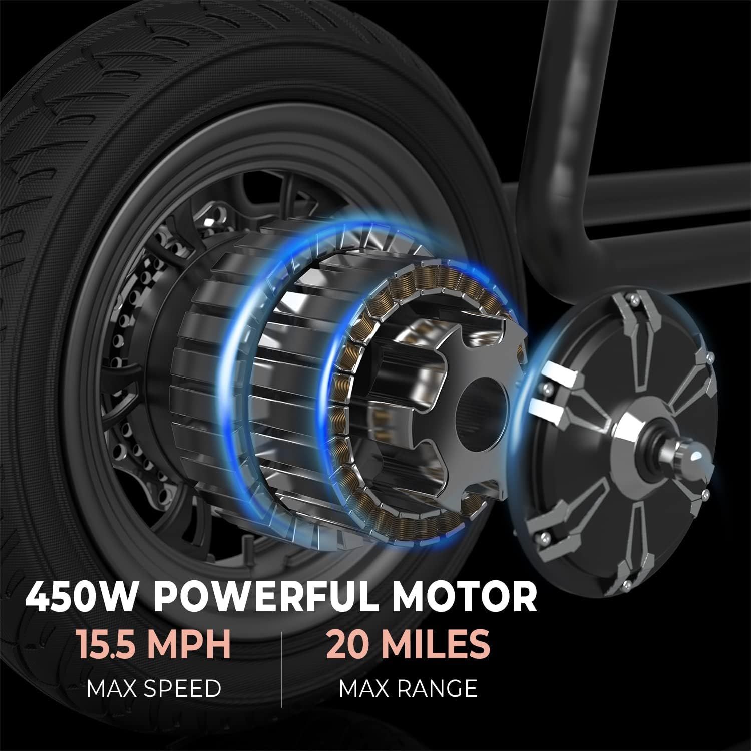 450 COMMUTER ADULT ELECTRIC SCOOTER MOTOR