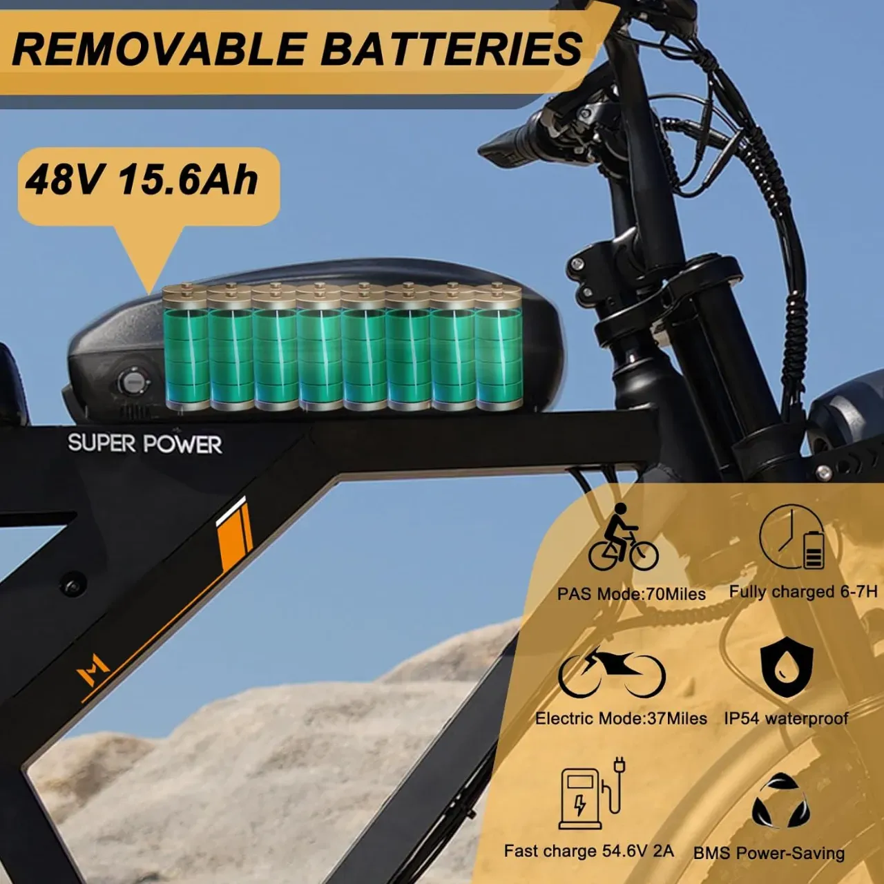 MV30 ELECTRIC BIKE BATTERY