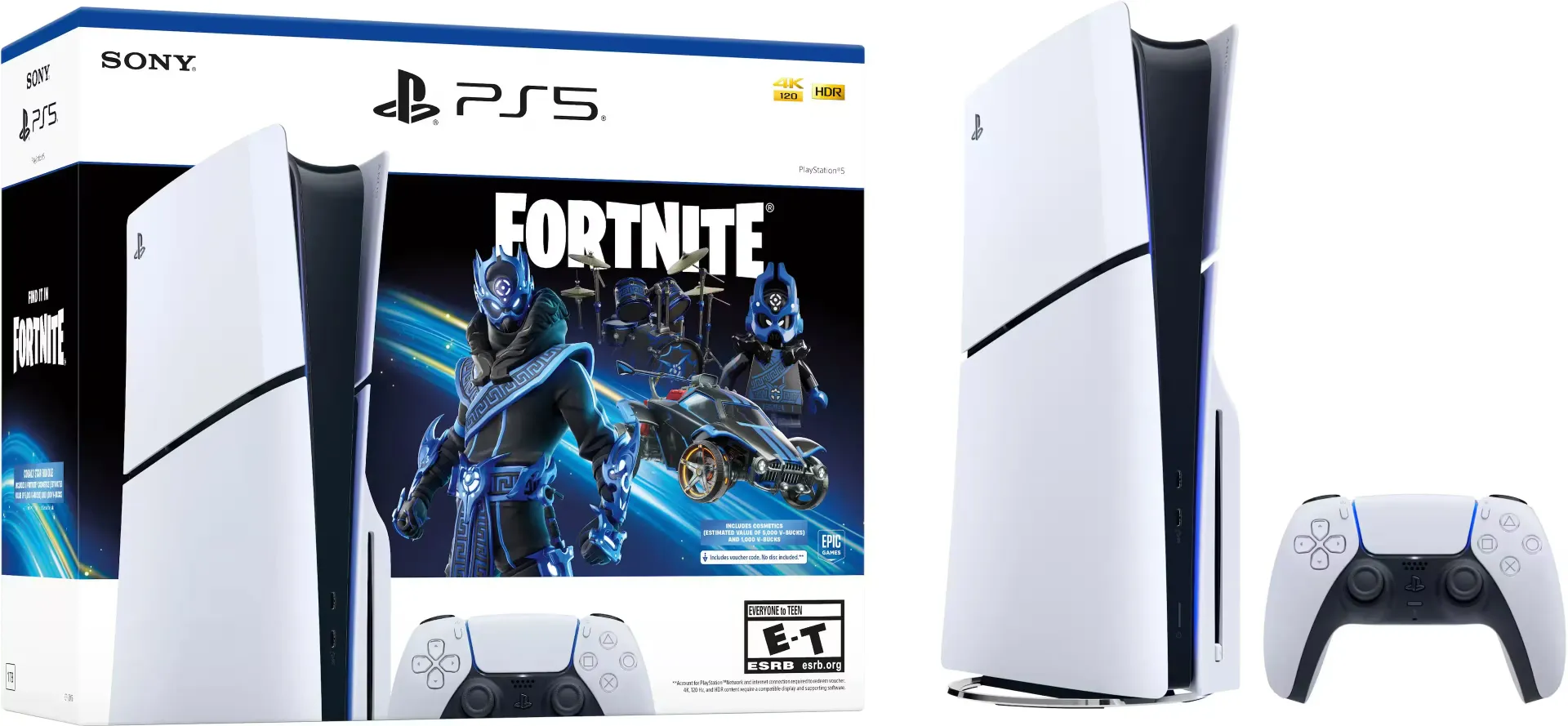 PlayStation 5 Disc Edition – Fortnite Cobalt Star Bundle NO Credit Financing