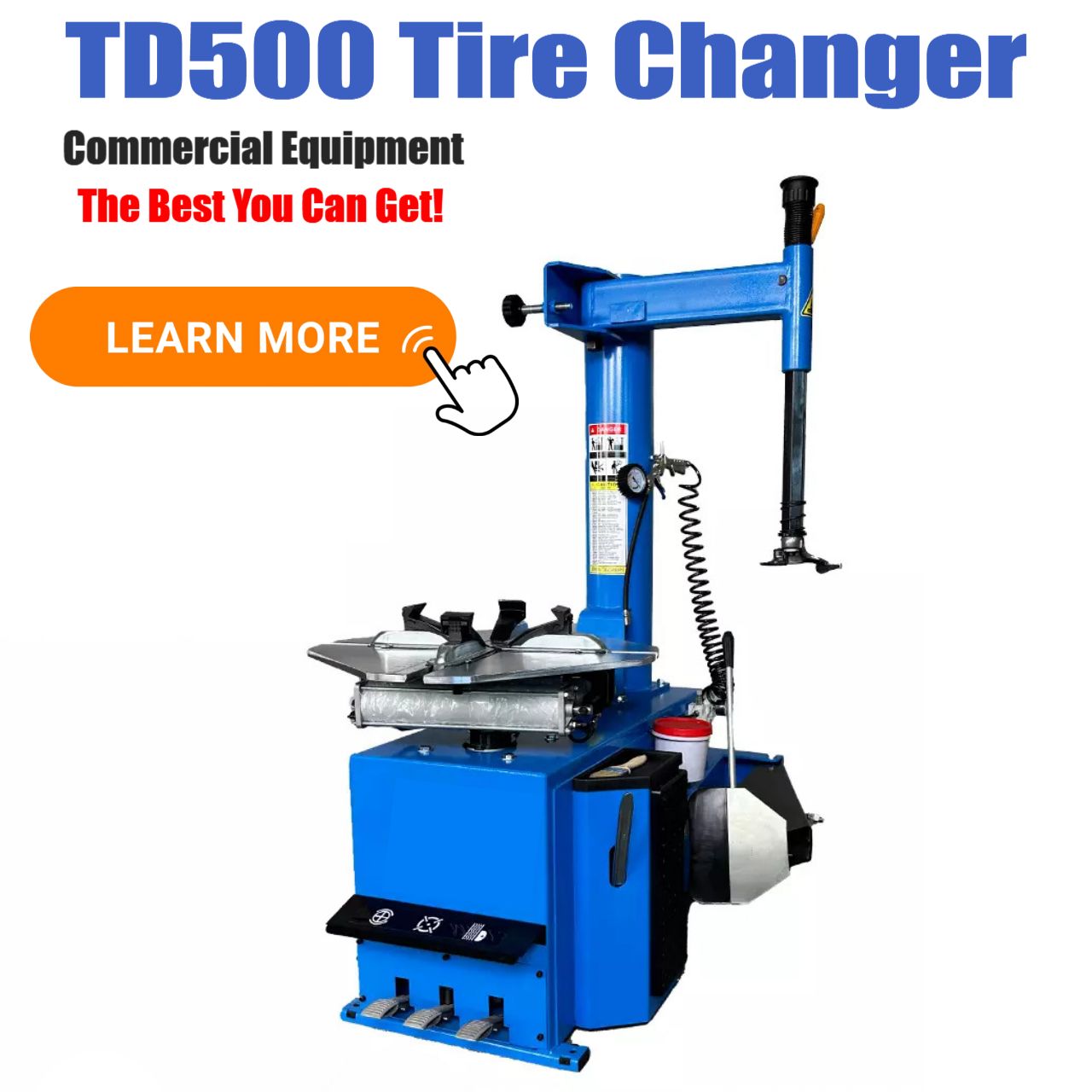 TD500 TIRE CHANGING MACHINE NO CREDIT FINANCING
