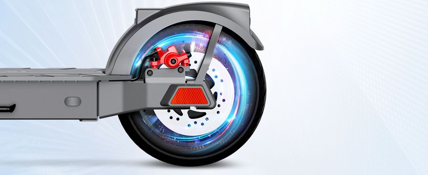 TD500 ADULT ELECTRIC SCOOTER REAR DULE BRAKING SYSTEM