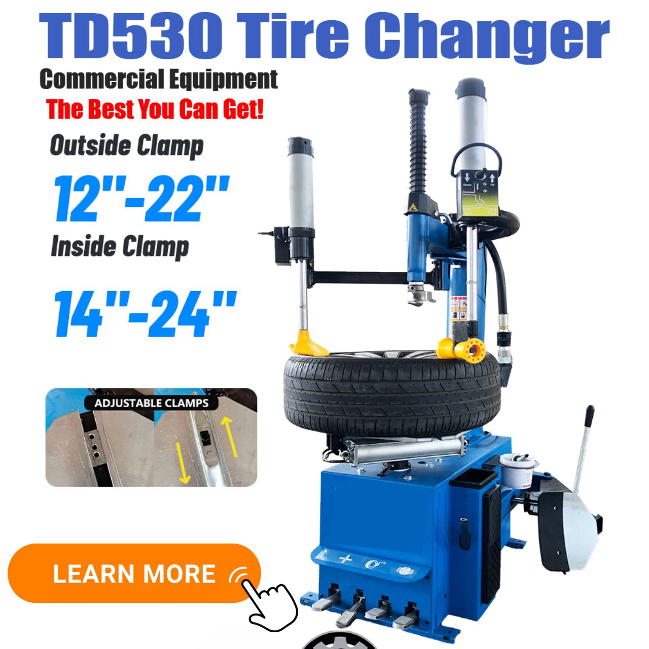 TD530 TIRE CHANGING MACHINE NO CREDIT FINANCING